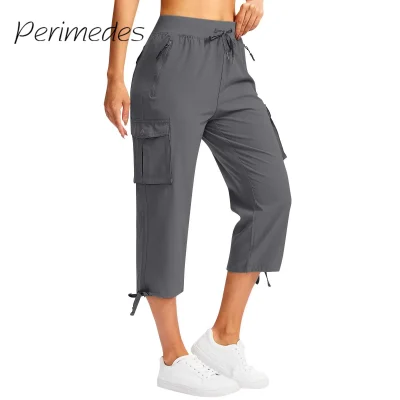 Women Cargo Capris With Six Pockets, Lightweight Quick Dry