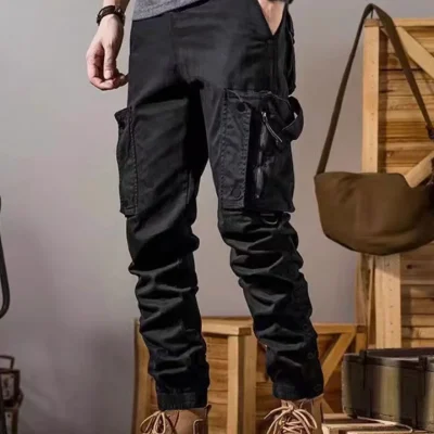 Men's Cargo Sweatpants Athletic Running Pants Mens Cargo Pants Casual Hiking Pants Joggers Fitness Pants Track Pants Streetwear